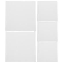 5Pcs Thick Canvas Panels For Oil And Acrylic Painting Art Projects