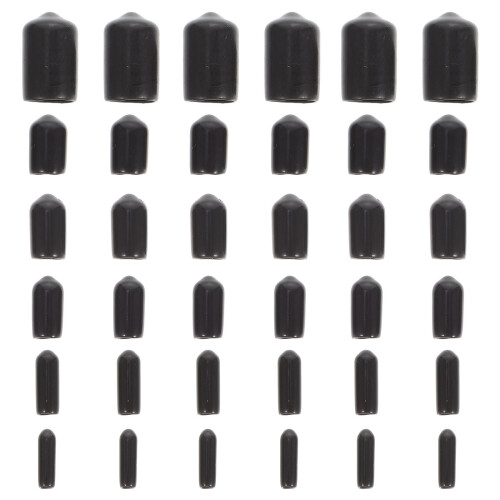 Mlins  Tubing Tip Rubber Protective Cap Thread Protectors Pvc End Caps