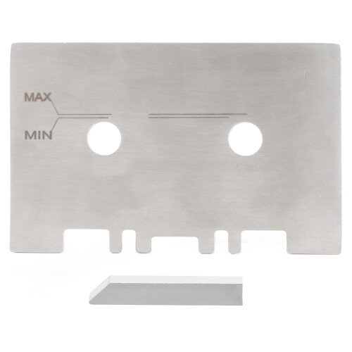 Stainless Steel Head & Guide Gauge Bar, Silver 1