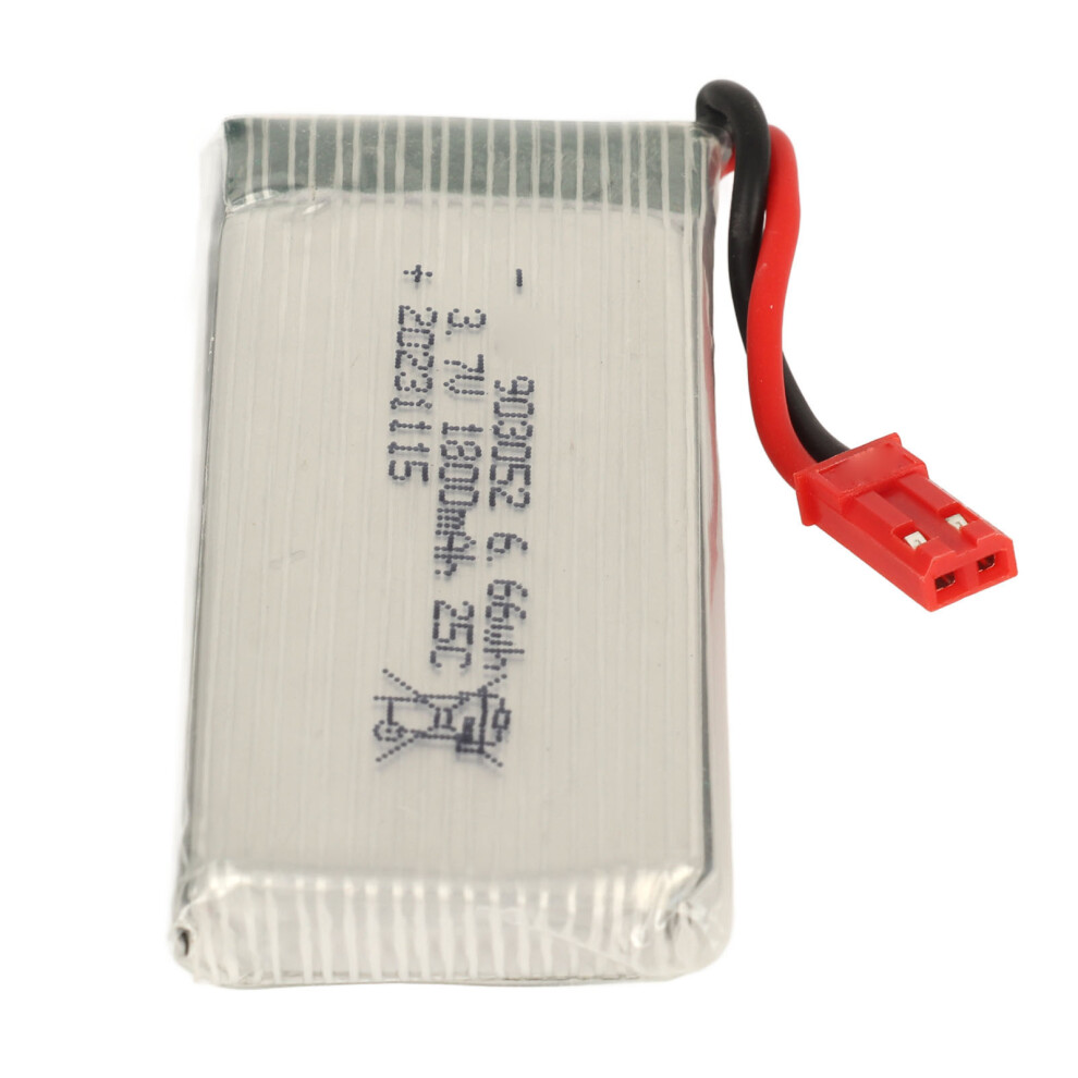 3.7V 1800Mah Lithium Polymer Battery For Rc Drone With Jst Plug Red 7901388813479