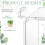 2 Pcs Acrylic Display Stands Acrylic Risers Dessert Table Display Set Rectangular Clear Display Stand Riser for Display 2
