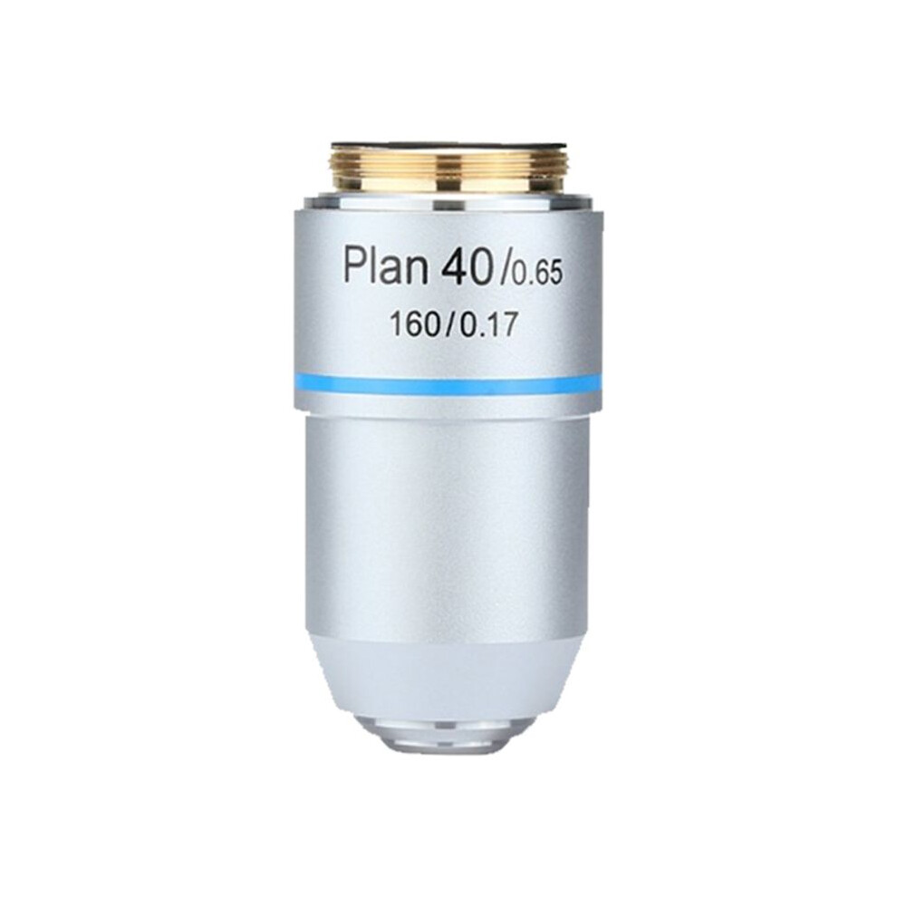 Biological Microscope 195 Plan Achromatic Objective Lens 40X Rms Thread 160/0.17 195Mm Silver 6032252735380