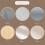 No-Drill, Light Luxury Style Glacier Pattern Suction Cup Shelf,Bathroom Shower Organizer Gray Long Style 6