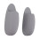 2pcs Wall Toothbrush Holder, Small Silicone, Grey 15