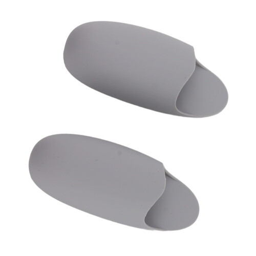 2pcs Wall Toothbrush Holder, Small Silicone, Grey