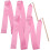 2 Pezzi Nastro Ginnastica Ritmica 2 M, Colore Rosa 1