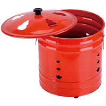 Incineratore Rifiuti Con Gabbia E Barile Focolare Cilindrico Per Giardino
