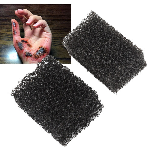 Stipple Sponge 2PCS Black Theatrical FX Makeup