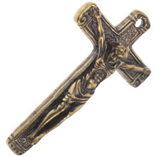 jesus kreuz anhänger im retro-stil als schlüsselanhänger