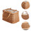1Pc Creative Design Natural Wicker Basket Portable Storage Organizer 3
