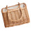 1Pc Creative Design Natural Wicker Basket Portable Storage Organizer 5