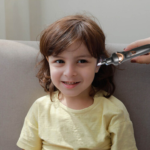 Luminous LED Electric Suction Ear Spoon Gray 2