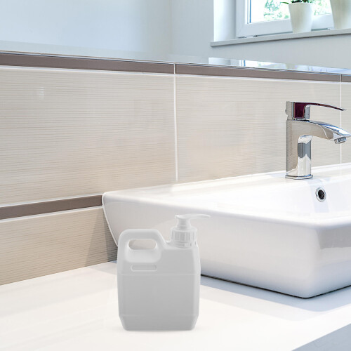 Contenitore Dosatore Shampoo Doccia Resistente Con Pompa 2