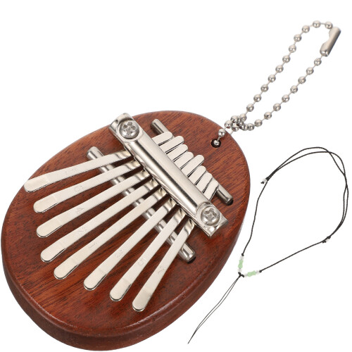 Trä Kalimba 8 Tangenter Med Rep Fingerpiano
