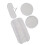 Castor Oil Breast Pack Adjustable White Cloth 8