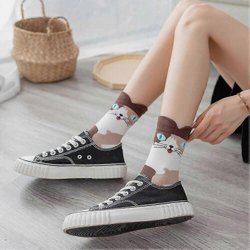 Women's 3d Animal Ear Socks Quick Drying Breathable for Spring/Summer 2