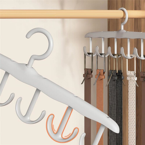 Plastic Sling Hanger Multifunctional Underwear Vest Storage Artifact Dormitory Hook Wave Drying Rack 2