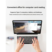 2 in 1 Type-C/USB 3.0 Card Reader TF/ Card Reader High Speed Card Reader for PC Laptop Cameras Accessories