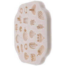 3St Silicone Mallen Voor DIY Sieraden Lichtgrijs Herbruikbaar
