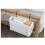 borsa organizzatore in feltro per letto con supporto guide (bianco) 1
