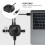 1Stk USB Hub ABS Usb30 Docking Station Schwarz Für Computer 3