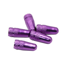 4St Violet Aluminium Bike Caps Ventieldoppen Voor Alle Fietsen Stevig