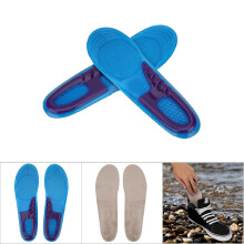 Unisex Silicone Foot Protectors Sports Shoe Insoles Anti Shock Cushion (M)