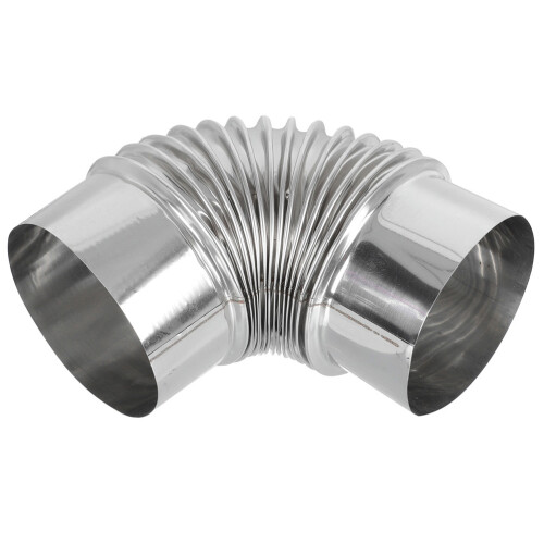 2Pièces Conduits Inox Flexibles Pour Poêle Et Ventilation Maison 2