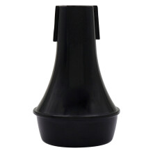 1Ud Sordiña ABS Para Trompeta Negro Para Práctica Fácil Y Duradero