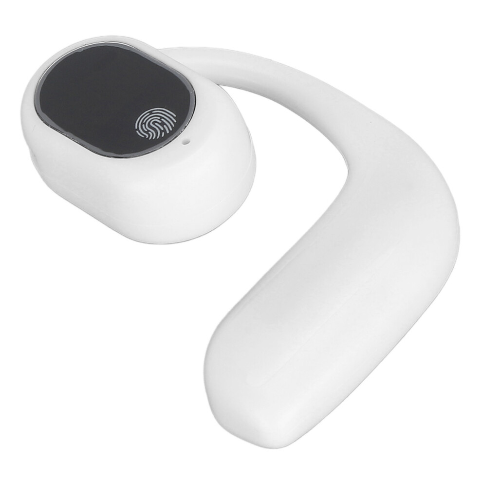 Single Ear Bluetooth Headset V5.3 180Mah 16Mm Noise Cancelling White 7901388650739