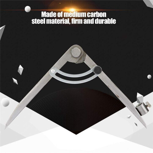 200mm Drawing Wing Leather DIY Adjustable Creaser Wing Divider,Rotating  Tool Leathercraft Compasse 2