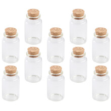 10St Flessen Van En Borosilicaatglas (Gebakken Kleuren)