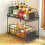 Sliding Drawer Under Sink Organizer Kitchen 2 Layer Multipurpose Rack Cabinet Under Sink Storage Rack Bathroom Kitchen 4