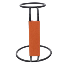 kaffeefilterhalter aus eisen mit tassenhalter schwarz
