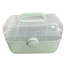 Draagbare Plastic Medicine Box Met Gemakkelijk Openen En Sluiten