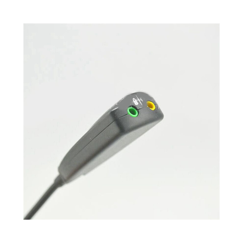External Usb Sound Card 7.1 Adapter 5Hv2 3D Audio Headset Microphone 3.5Mm For Laptop Pc Desktop Pc 4711462413036