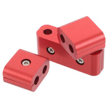3St Rood Aluminium Stekkerseparatoren Voor Auto Interieur Kabels