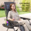 Outsunny Outsunny Zero Gravity Chairs Set of 2 with Cup Holder, Headrest, Dark Grey 7
