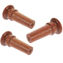 9St Lichtbruin Houten Viool Eindpin Voor Viool Tailpiece Reparatie