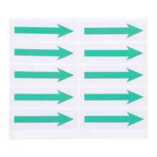 20St Verwijderbare Groene Pijlaanduiding, Zelfklevende Wandsticker