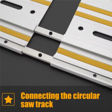 Guide Rail Connector Kit for Compatible Track Saw Replacement Wooden Board Cutting Guide Rail Connector