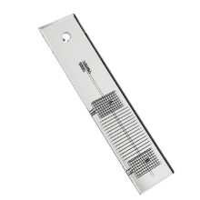 Turntable Cartridge Alignment Protractor Tool, Phono Phonograph Calibration Gauge, LP Stylus Azimuth Adjustment Ruler
