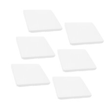 18Pcs White Packaging Foam Boards Shock Absorbing Pack Blocks