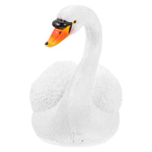 estátua de cisne flutuante em resina para jardim lagoa ou piscina