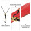 Saxophone Shoulder Strap Red Metal Hook Pressure Relief 11