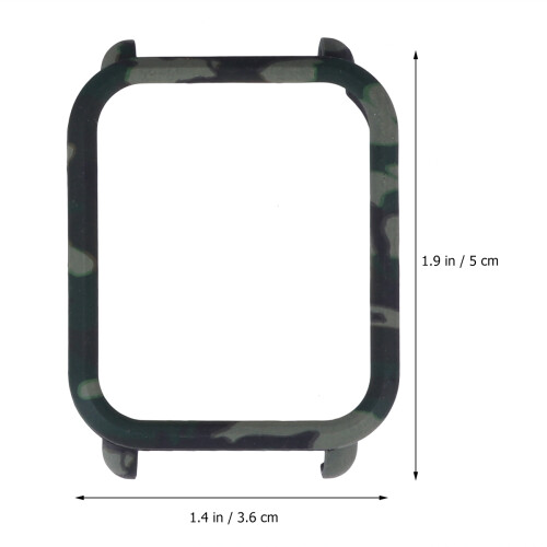3Pcs Watch Cover Case Assorted Color Durable Protective Frame Cover 1