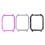 3Pcs Watch Cover Case Assorted Color Durable Protective Frame Cover 3
