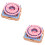 2 Sets 4 In 1 Essential Pompom Makers Fluff Ball Diy Needle Craft Tool 6