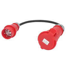 Adaptateur étanche 32A femelle vers 16A mâle CEE, 74 cm