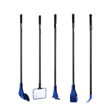 5 in 1 Aquarium Cleaning Tools Set with Fish Net, Gravel Rake, Algae Scraper, Sponge Brush for Fish Tanks and Small Pools